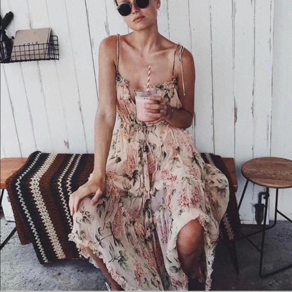 zimmermann prima hydrangea floating dress